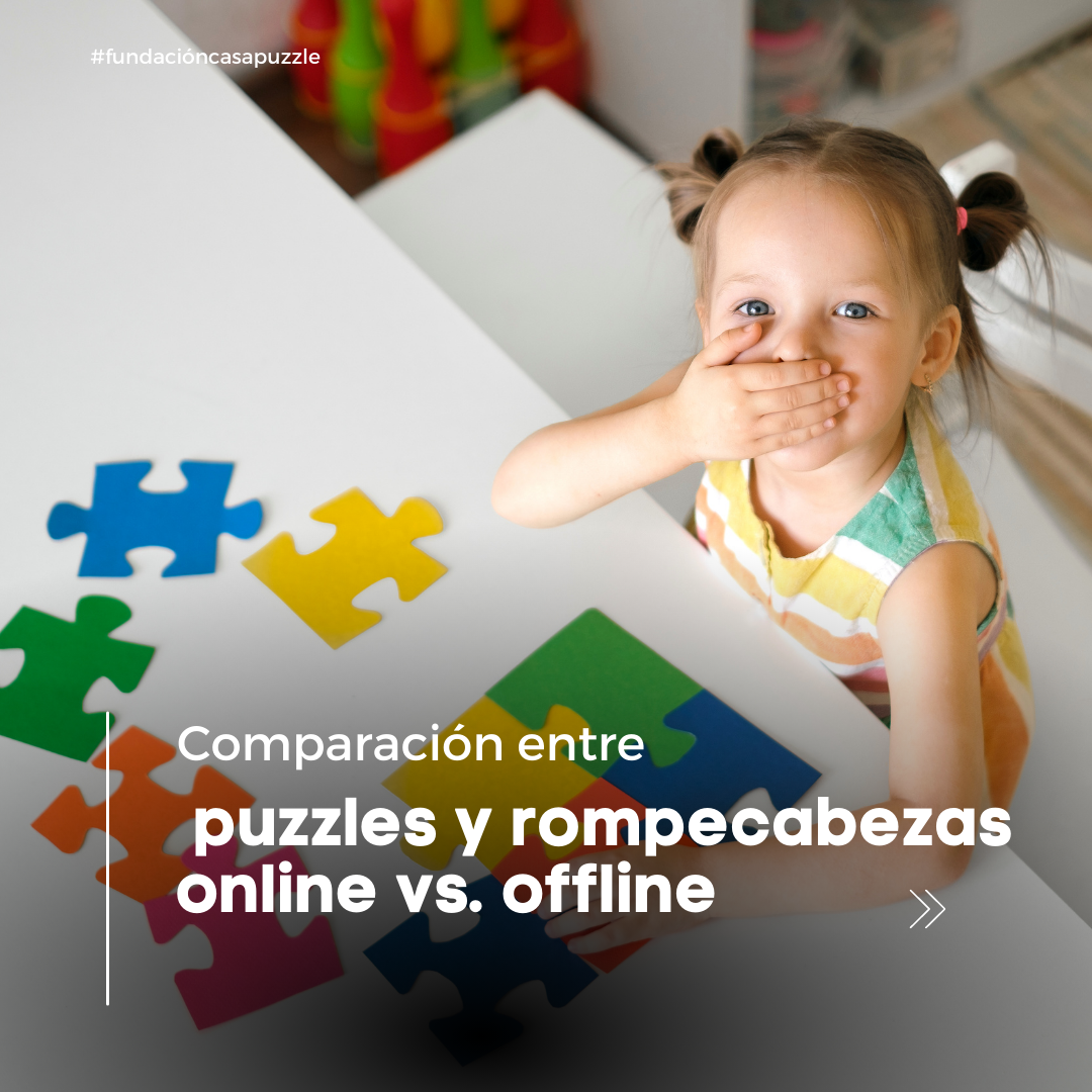 Comparación entre puzzles y rompecabezas online vs. offline