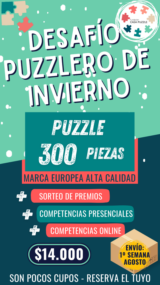 Desafío Puzzlero de Invierno 300 piezas