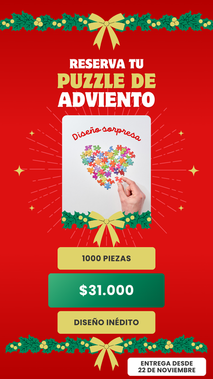 Puzzle Adviento 1000 piezas