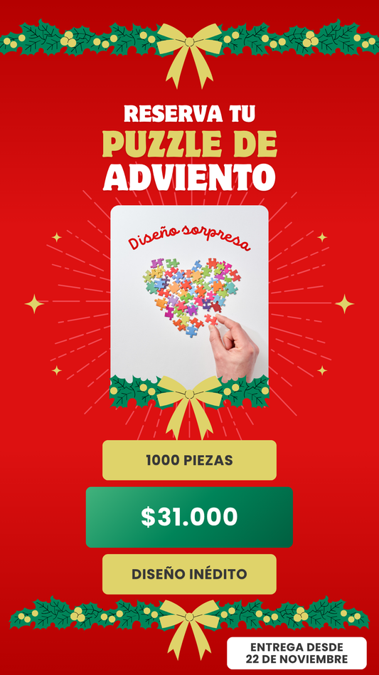 Puzzle Adviento 1000 piezas