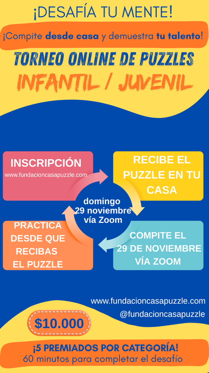 Torneo Online de Puzzles Infantil y Juvenil