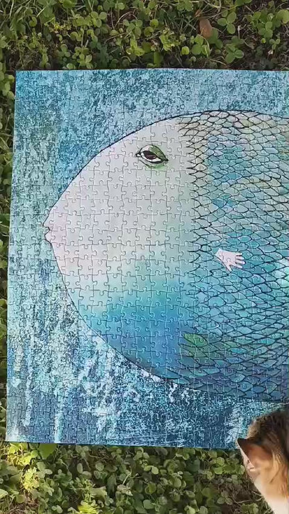 Puzzle Fish and House